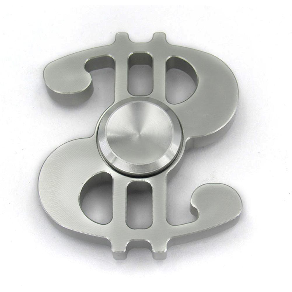 RCtown Fidget Spinner Dollar Shape Hand Spinning Toys Stress Reducer for Autism and ADHD Relief Focus Anxiety Stress