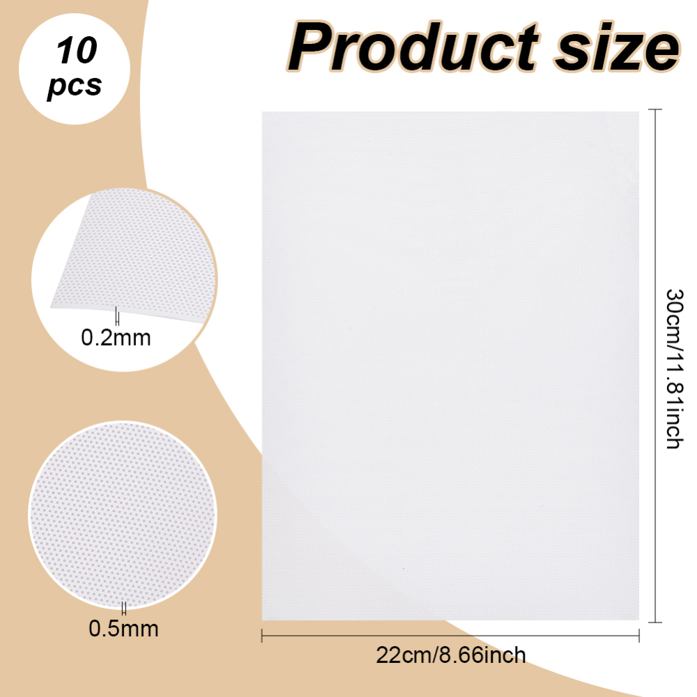 Custom Fursuit Eye Mesh, 39x11.8inch White PVC Plastic Net 0.2mm Thick Waterproof Printable Mesh for Furries Cosplay, Props
