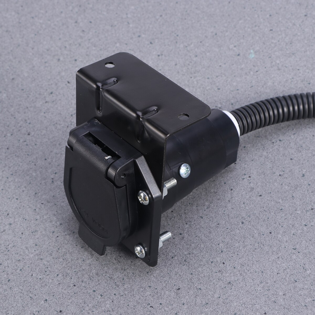 Multi-tow Trailer Adapter Kit Wiring Connector with Socket Connector Mounting Bracket