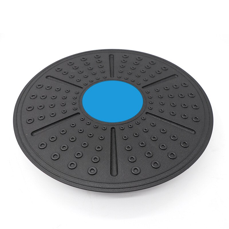 Fitness Balance Board Wobble Yoga Rotation Massage Stability Disc Round Plates Board Sensory Rehabilitation Twisting Exerciser: sky blue