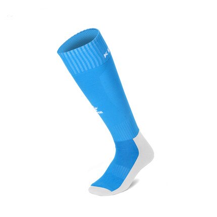 KELME Children Soccer Socks Football Training Competition training Kids Over Knee High Breathable Sports Stockings K15Z931: Sky Blue Socks