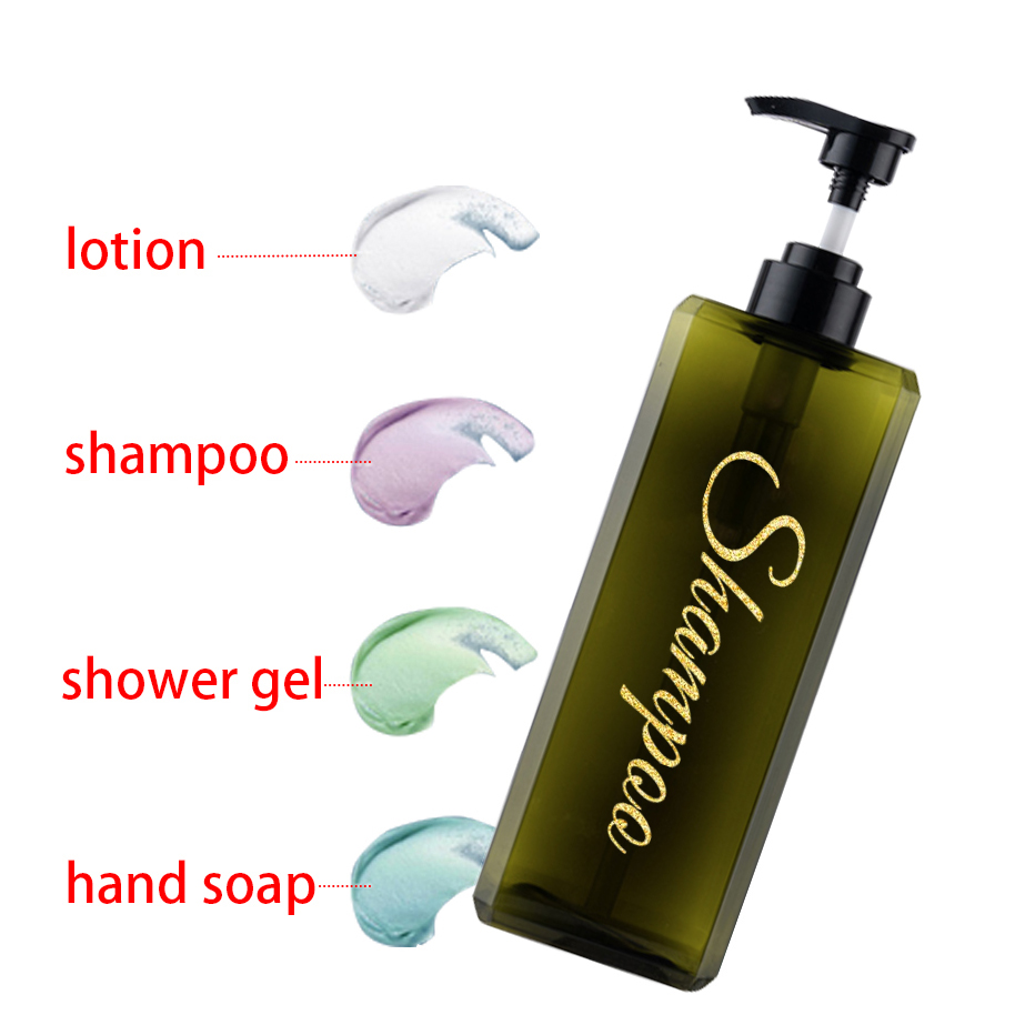 800/1000ml Bad Seife Dispenser Flasche Große Kapazität Shampoo Körper Waschen Lotion Dispenser Flasche Nachfüllbare Flasche