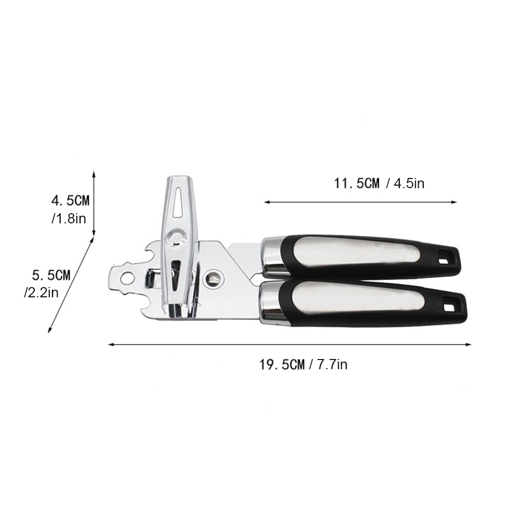 Roestvrij Stalen Blikjes Opener Professionele Ergonomische Handleiding Blikopener Side Cut Handleiding Blikopener