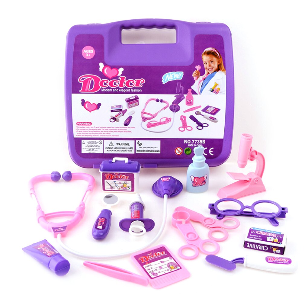 Børn læge legetøj foregive leg sæt til børn læge sæt medicin boks rollespil uddannelsesmæssigt baby legetøj læge kit klassisk legetøj