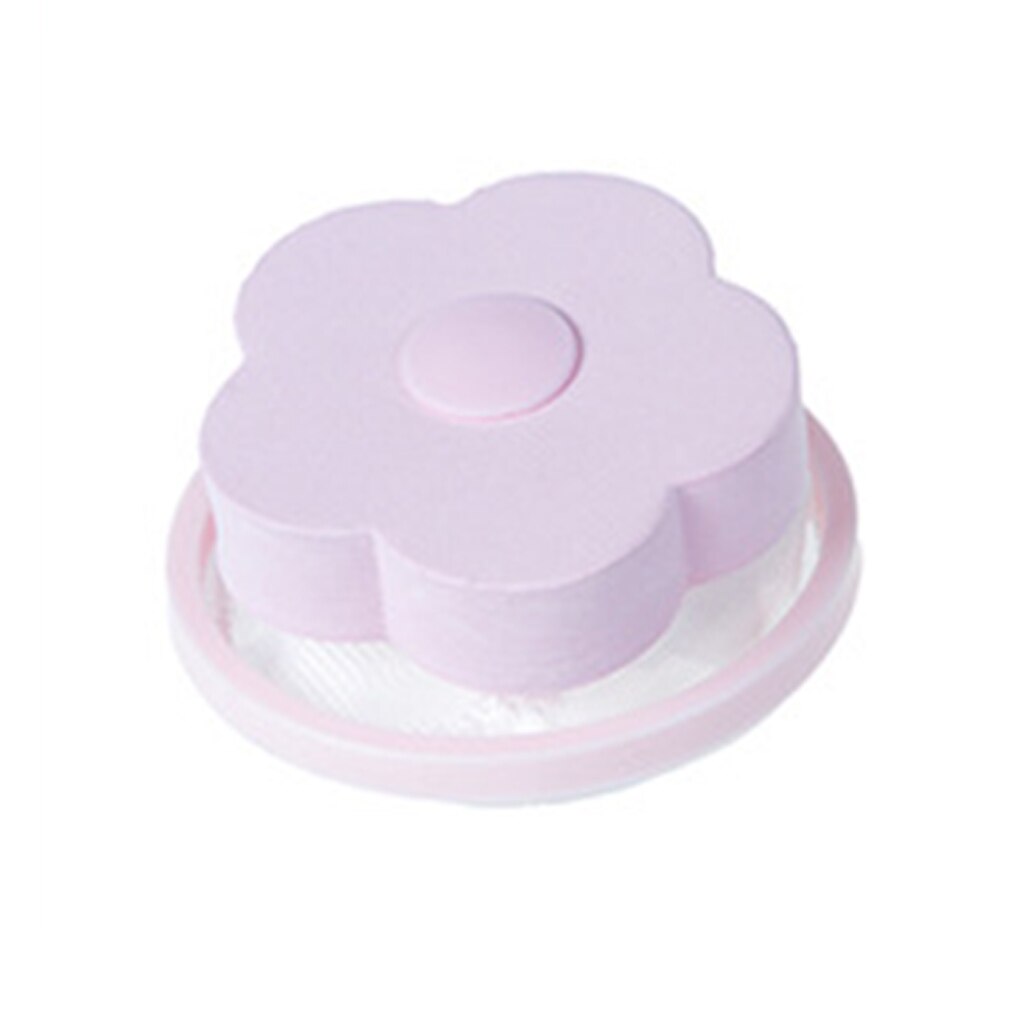 Flower Shape Washing Machine Hair Filter Bag Hair Remover Decontamination Laundry Wash Ball: 2