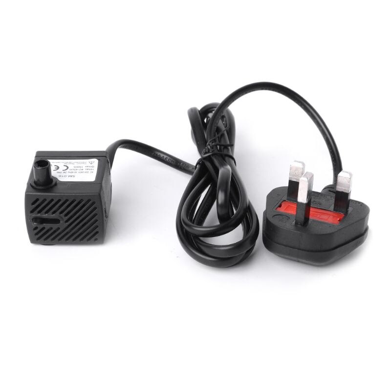 AC 110V/220-240V 2W Submersible Water Pump Aquarium Fountain Pond US/UK/EU Plug