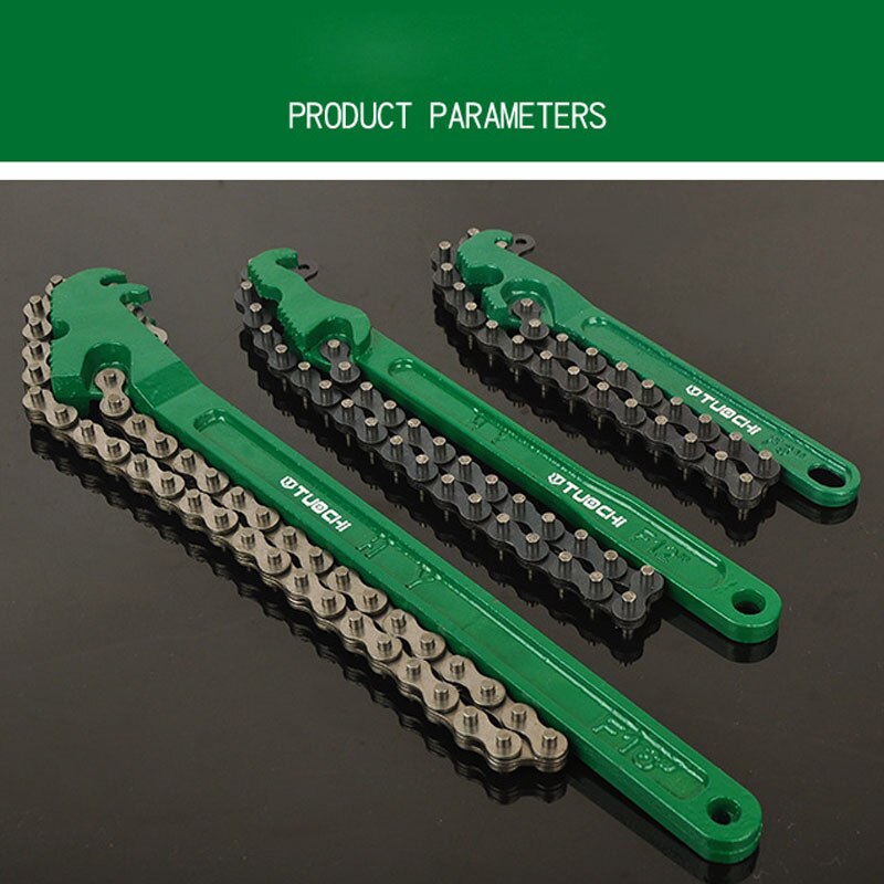 Universal Adjustable Car Engine Oil Filter Wrench Removel Tools Chain Grip Key Wrench Grip Spanner Plier Car Repair Tools