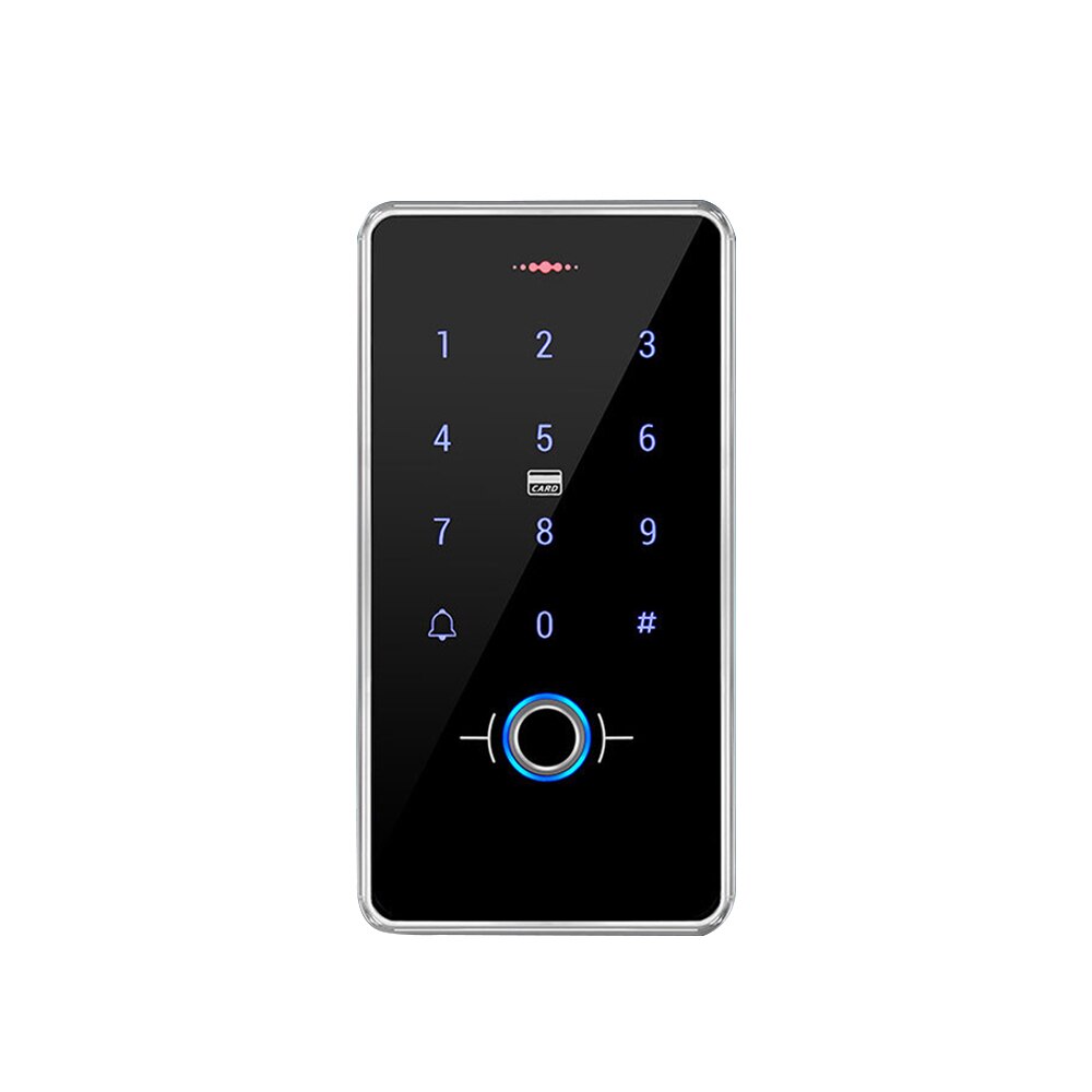 IP68 Waterdicht Vingerafdruk Standalone Toegangscontrole 13.56Mhz Proximity Kaart Backlight Touch Panel Toetsenbord Toegang Controler: F20 MF