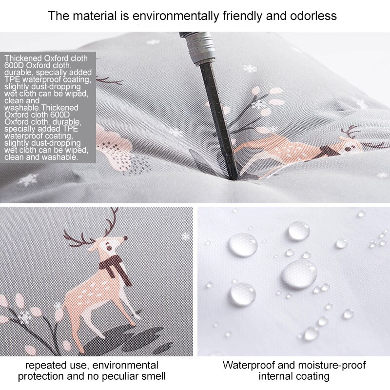 Oxford Waterproof Portable Clothes Storage Bag Foldable Closet Blanket Quilt Organizer Folding Closet Tidy Case Accessories Gear