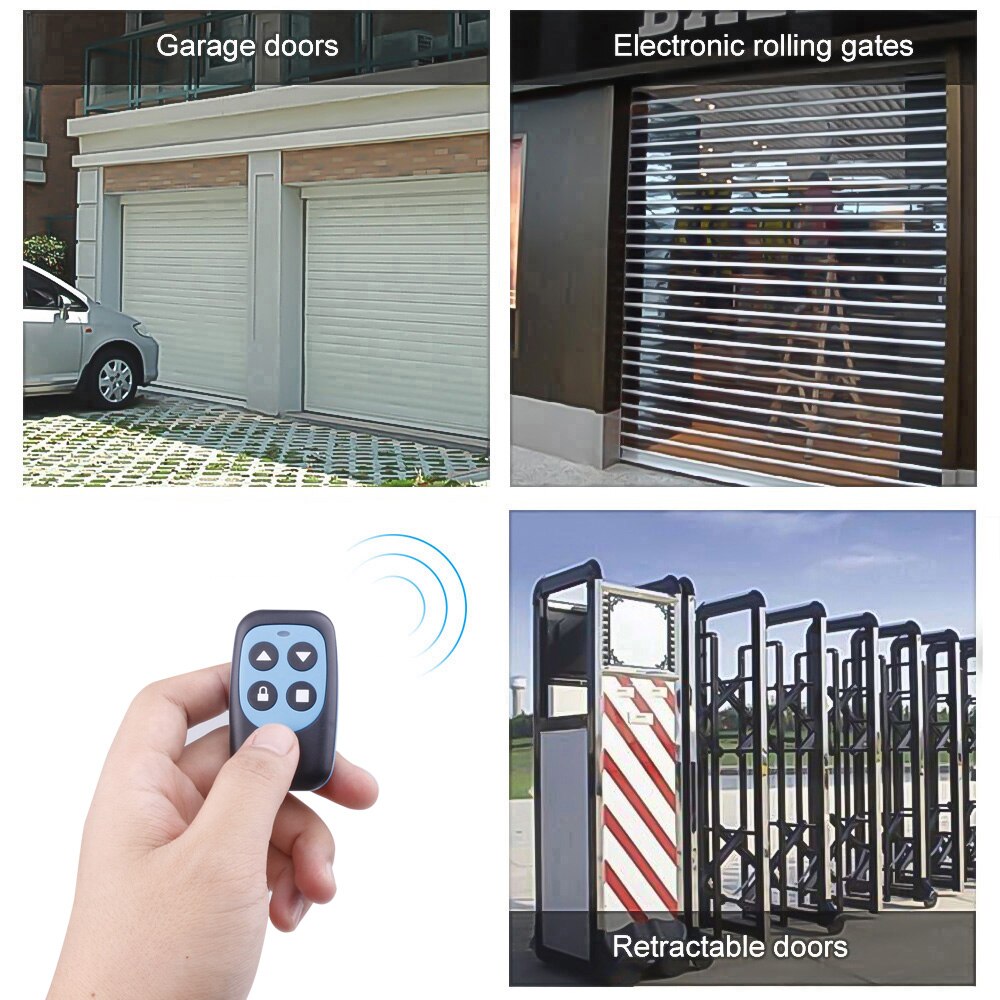 Draadloze Afstandsbediening 433 Mhz Rf Afstandsbediening Copy Code 4 Kanaals Klonen Elektrische Klonen Gate Garagedeur Auto Copy