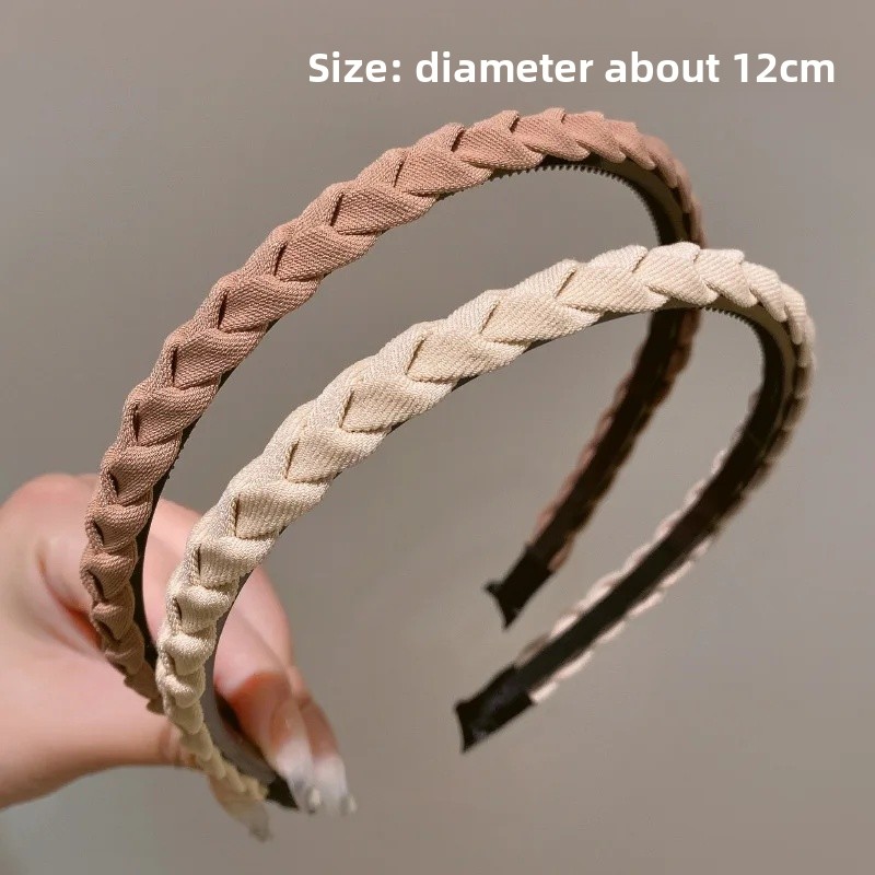 Women's Hair Ties Face Washing Special Press Hair Headbands Anti-slip Fragrant Hair Accessories: Yellow