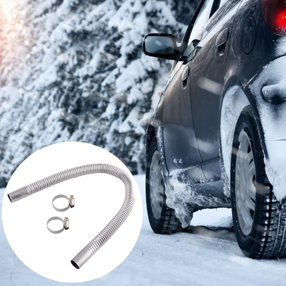 100/150/200/250/300CM Auxiliary Diesel Heater Stainless Steel Exhaust Pipe For Car Heating Fans Webasto Parking Heater