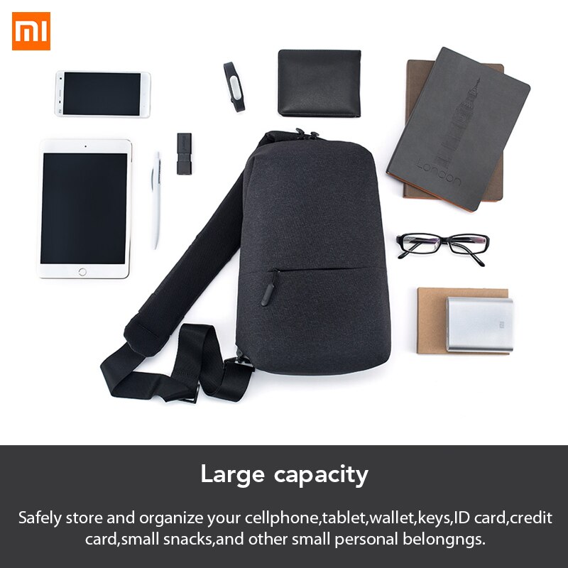 Originele Xiaomi Rugzak Sling Borst Bag Waterdichte Sling Urban Leisure Schoudertassen Sport Rugzak Unisex Rugzak