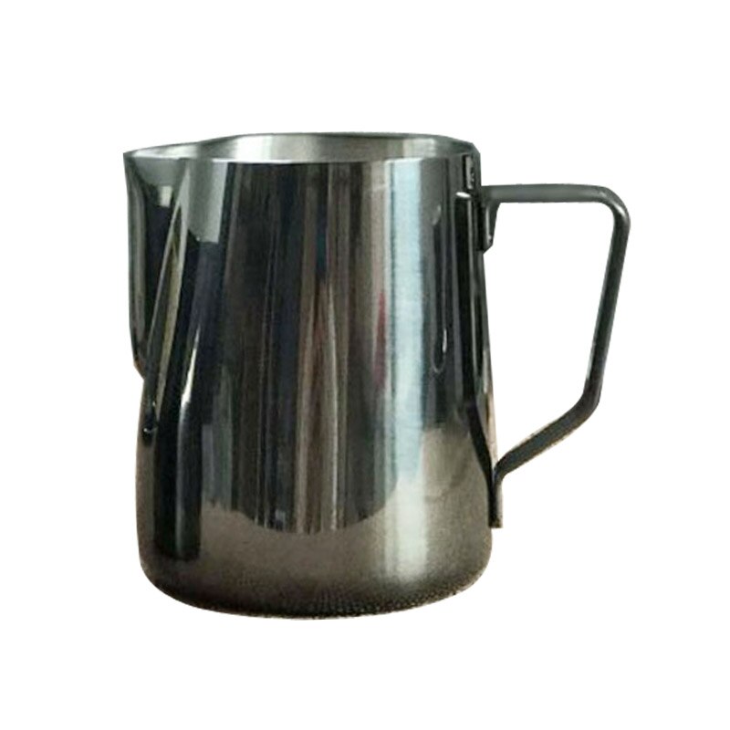 Pitcher Stainless Steel Coffee Pitcher Barista gear 350ml 600ml Latte Art: 600ml / Lighting Black