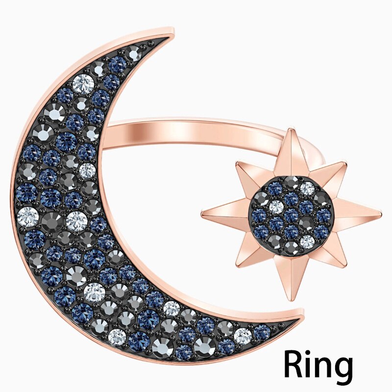 Ladies Jewelry SWA SYMBOLIC Series suit Jewelry Set Lady Earring Necklace And Bracelet Jewelry: 5513222
