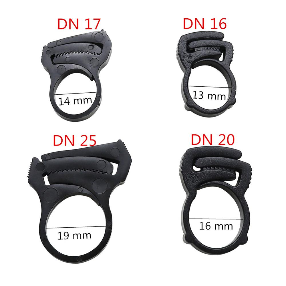 6Pcs Garden Hose Connection Tightening Buckle Irrigation System Pipe Fix Fastener DN16 DN17 DN20 DN25 Tube Fastening Clips