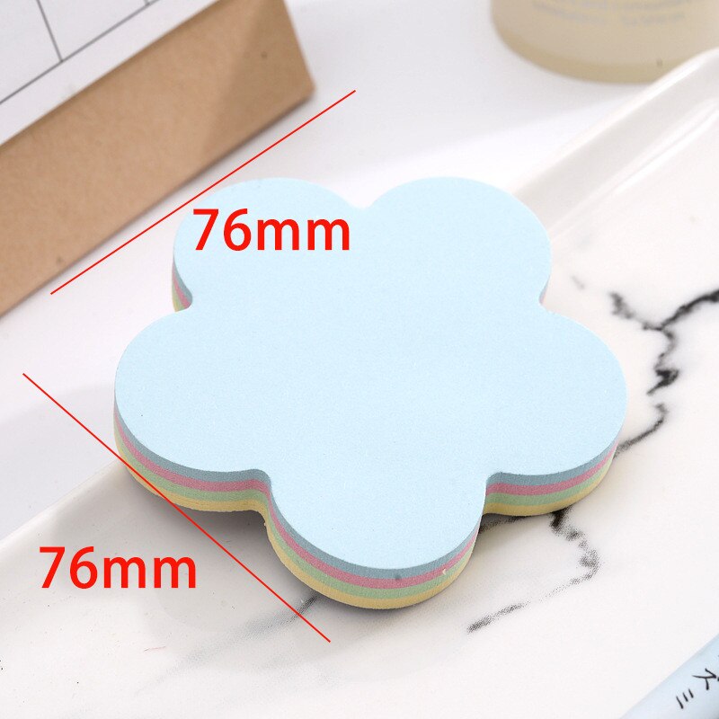 11Pcs Heart Butterfly Shape Post-it Notes Pocket Notepad Diary Schedule Memo Marker Sticky Office Work Reminder Labels