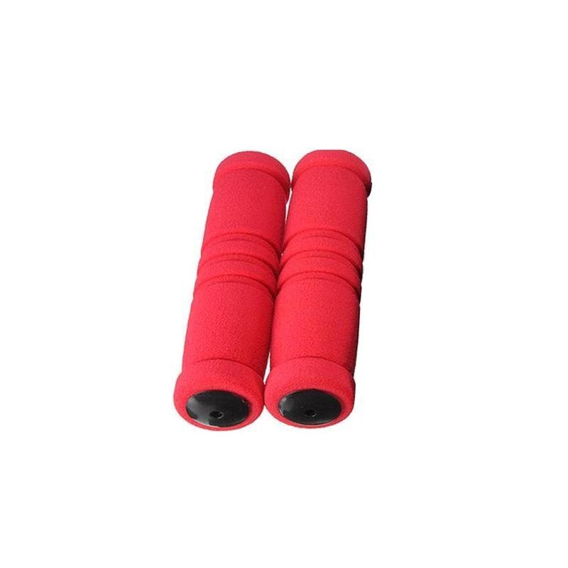 Esponja de espuma suave para manillar de bicicleta, empuñaduras de manillar de bicicleta de montaña, BMX, MTB, 33mm, 1 par: Red