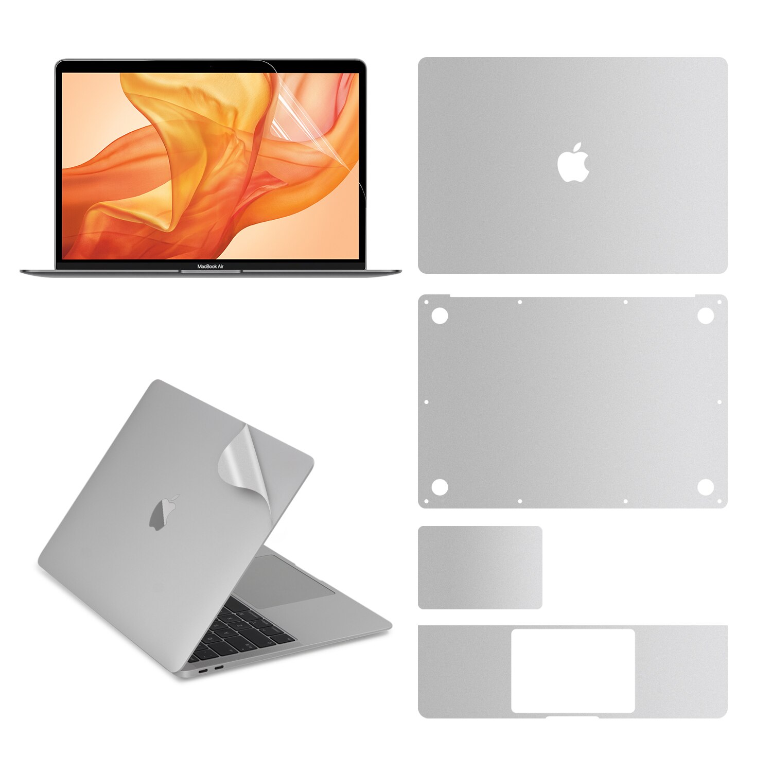 Lention Full Body Skin for MacBook air (13-inch, model A1931 A1932 A2179 A2337), Full-Cover Protective Vinyl Decal Sticker