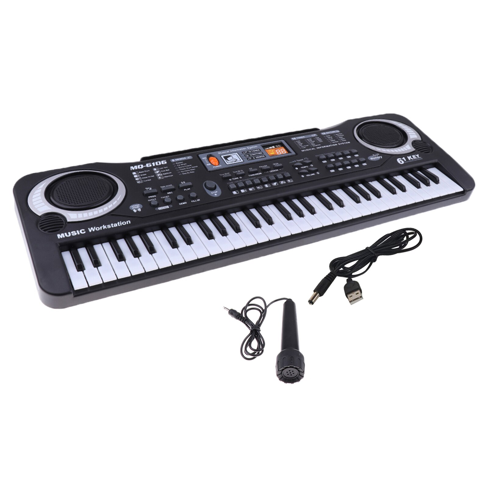 61 Keys Digital Music Electronic Keyboard Multifunctional Electric Piano