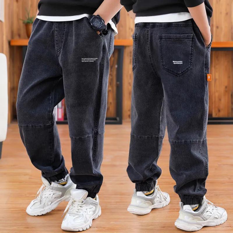 Ragazzi Jeans bambini sport Casual pantaloni di velluto inverno velluto addensare pantaloni caldi abbigliamento per bambini per ragazzi 4 6 8 10 12 anni