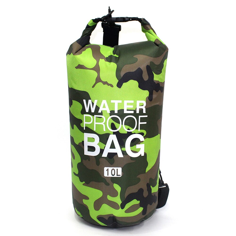 Waterproof Dry Bag Outdoor Sport Swimming Rafting Kayaking Sailing Shoulder Bag: Grey