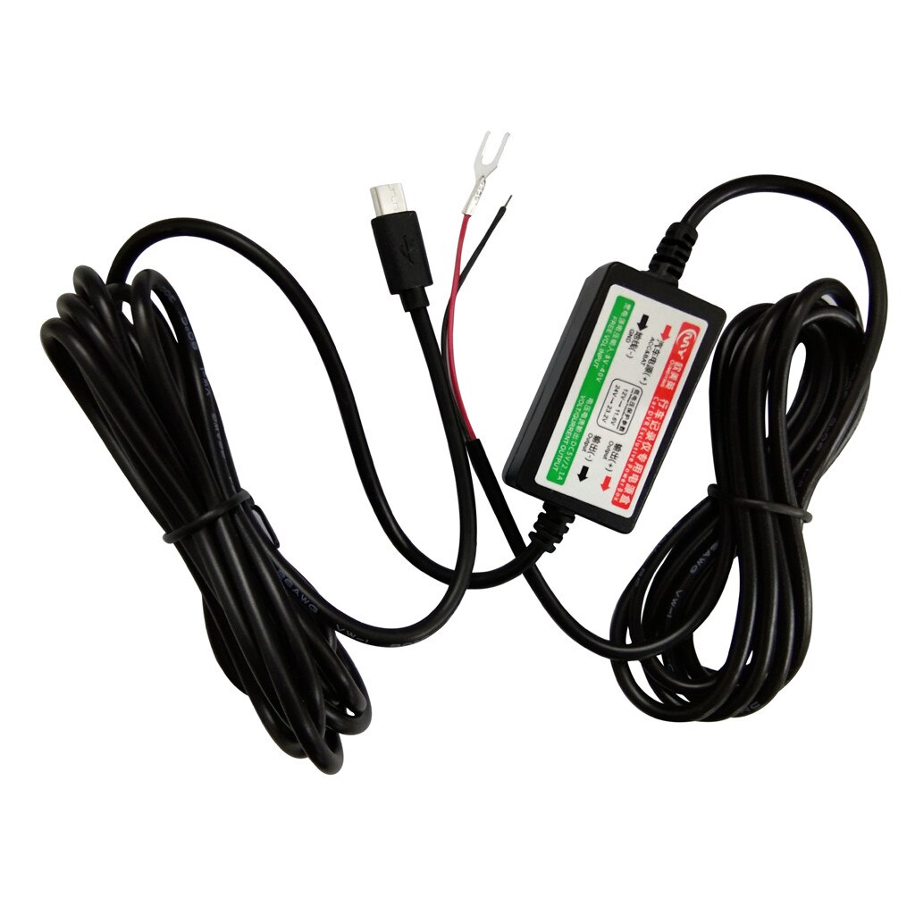 Mini Usb & Micro Dc Auto-oplader Harde Draad Kit Voor In Auto Dash Cam Camcorder Dvr Exclusieve Voeding doos Drpshipping 20Dev26: A