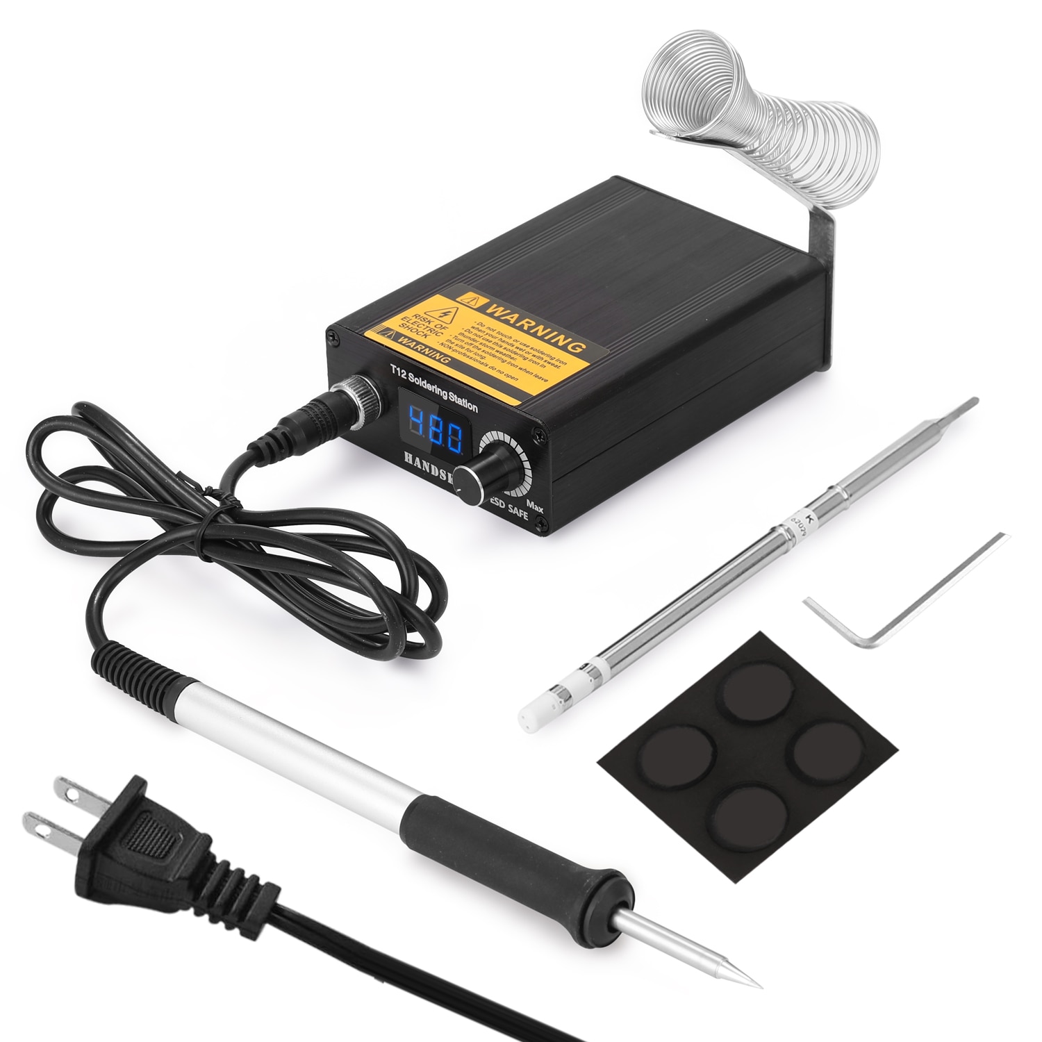 T12 Infrared Soldering Station Portable Bga Rework Station Welding Tools with Soldering Tips Iron