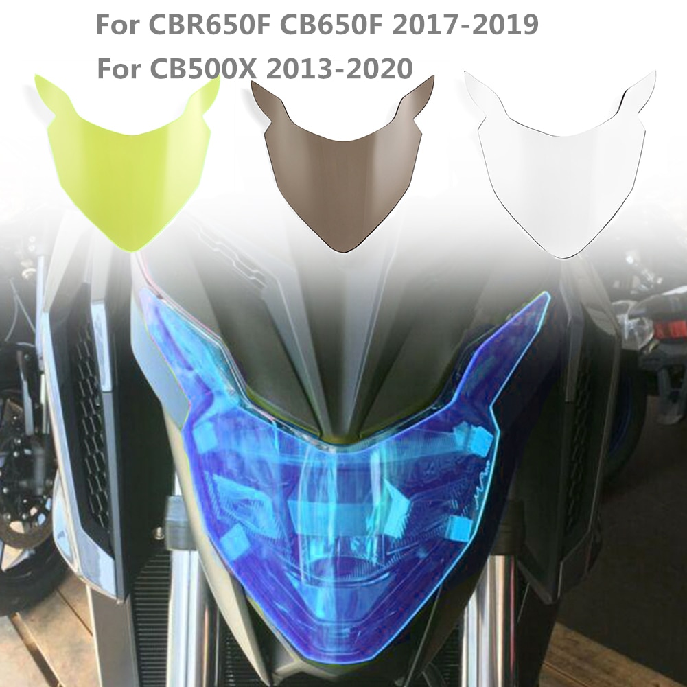 Motorcycle Koplamp Lens Cover Shield Screen Cover Guard Protector Voor Honda CB650F CBR650F CB500X Accessoires Clear