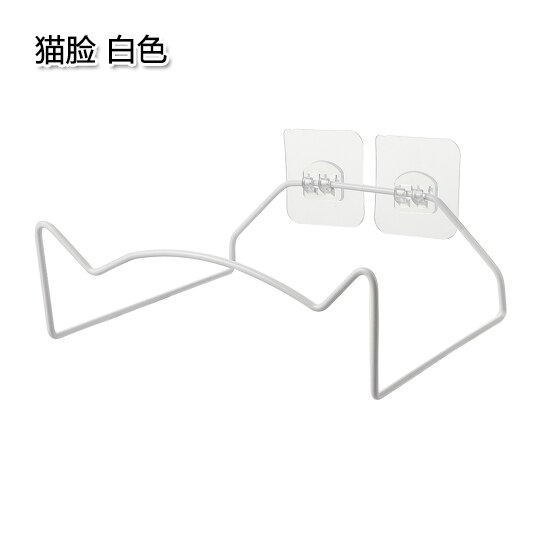 Punching Free Bathroom Washbasin Rack Bathroom Wall Hanging Basin Storage Rack Kitchen Wall Strong Hook Shelf: Dark Gray