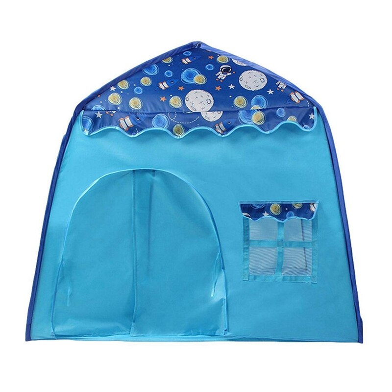 Prinzessin Schloss Spielen Zelt Art Spielen Zelt Große freundlicher Spielen Haus für drinnen und draussen für Mädchen: Blau