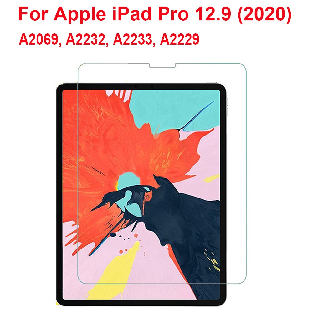 Protector de pantalla de vidrio templado 9H HD para iPad Pro 12,9, cristal para iPad Pro 12,9, , , , , A1670, A1671, 2 uds.: Pro 12.9 2020 2PCS