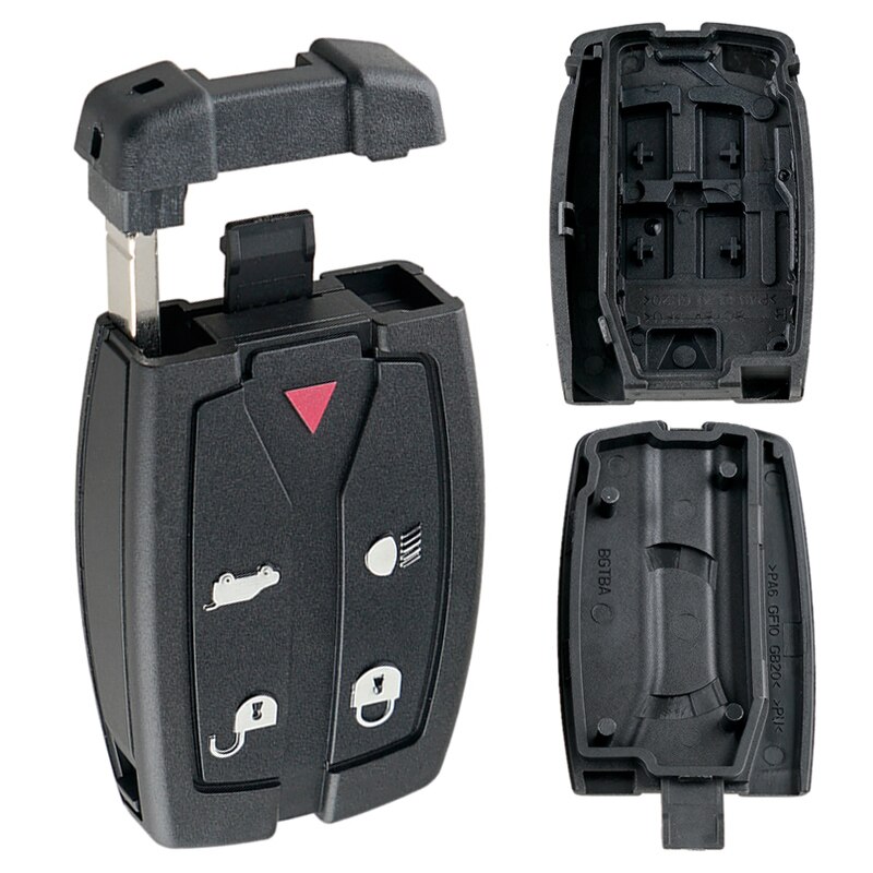 5 Buttons Car Remote Key Fob Replacement Shell Universal Auto Car Key Case With Uncut Blade Fit for Land Rover Freelander 2
