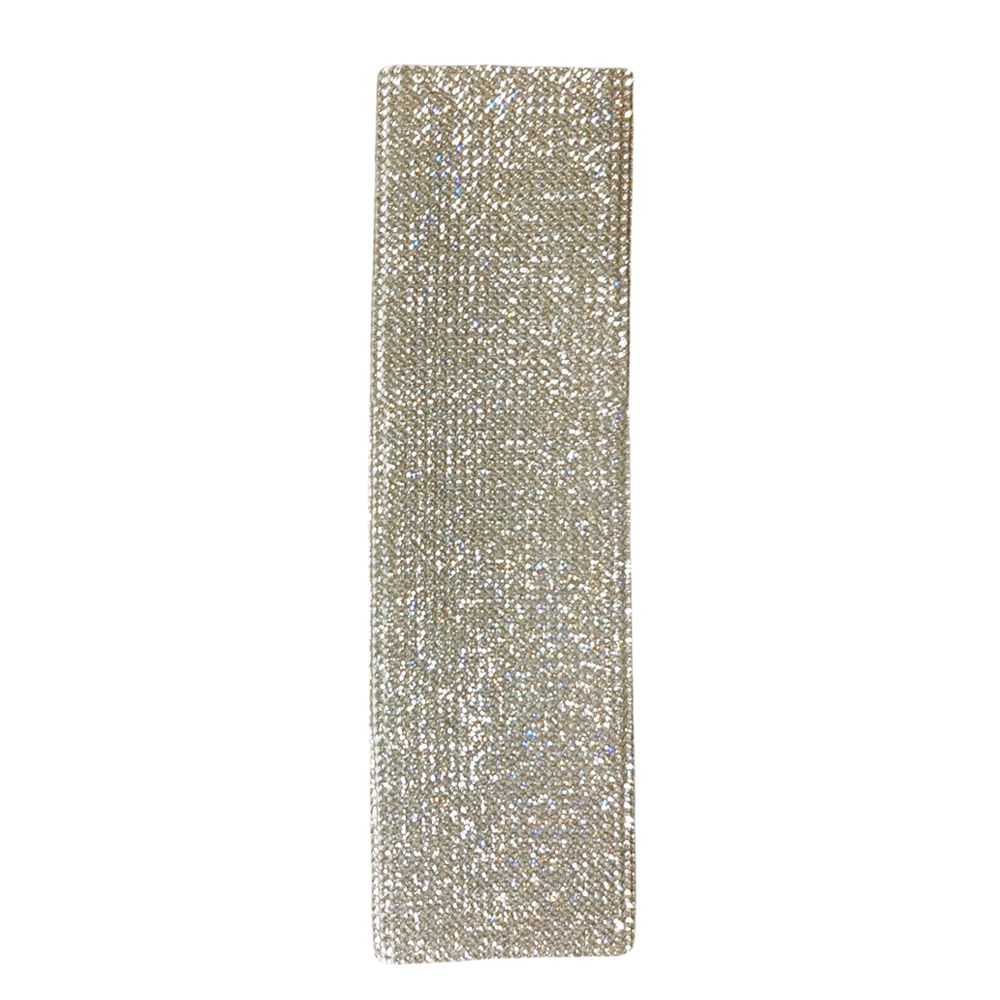 Housse de Microphone en strass, manchon décoratif pour Microphone sans fil pour Disco, scène, fête, émission de télévision: Grey
