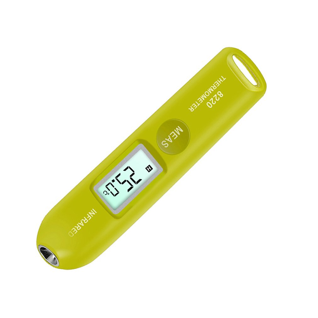 GM320S Mini Infrarood Elektronische Thermometer Draagbare Contactloze Temperatuur Meter Home Office Temperatuur Meter: YELLOW