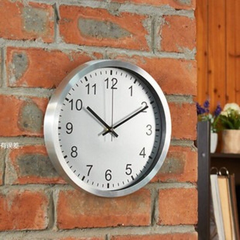 12Inch Wall Clock Quartz Silent Nordic Smart Wall Clock Bedroom Digital with Date Temperature Office Decor Reloj De Pared