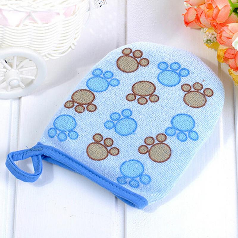 1PC Baby Kid Infant Cartoon Zachte Baden Badkamer Mitt Handschoen Schuim Wrijven Douche Spons Exfoliërende Wassen Doek Handdoek 3 kleuren