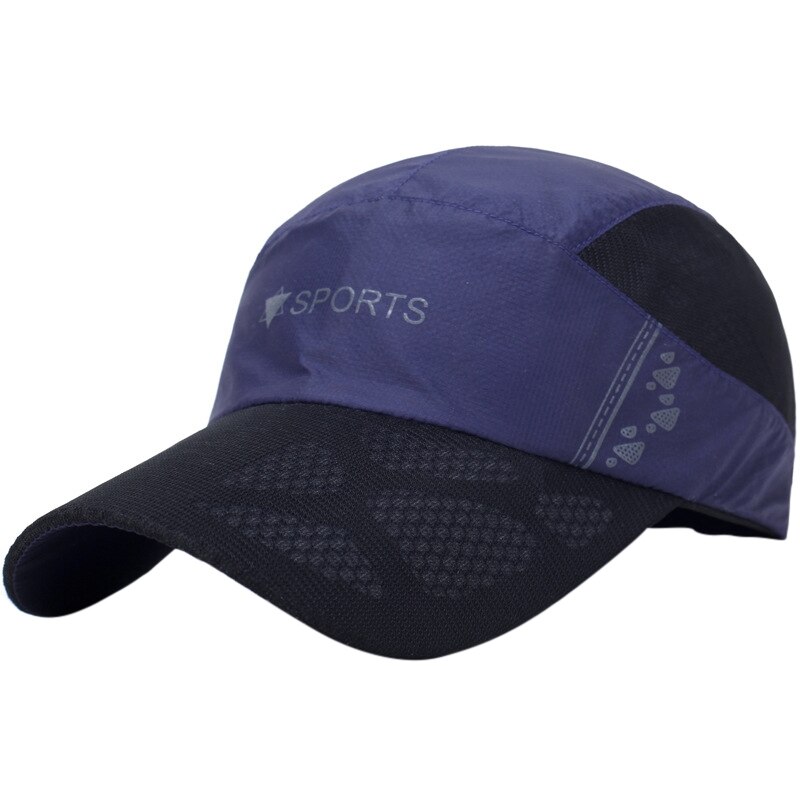 Men Tennis Cap Outdoor Quick-Drying Lightweight Sunproof Visor Caps Sport Cool Summer Running Baseball Mesh Hat: SL