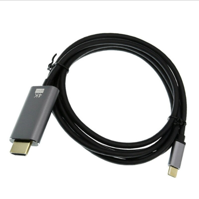 USB-C to HDMI Cable - 1.8M Length - 4K 60Hz HDMI 2.0 - Male to Male Adapter for MacBook, Phone, Tablet, PC