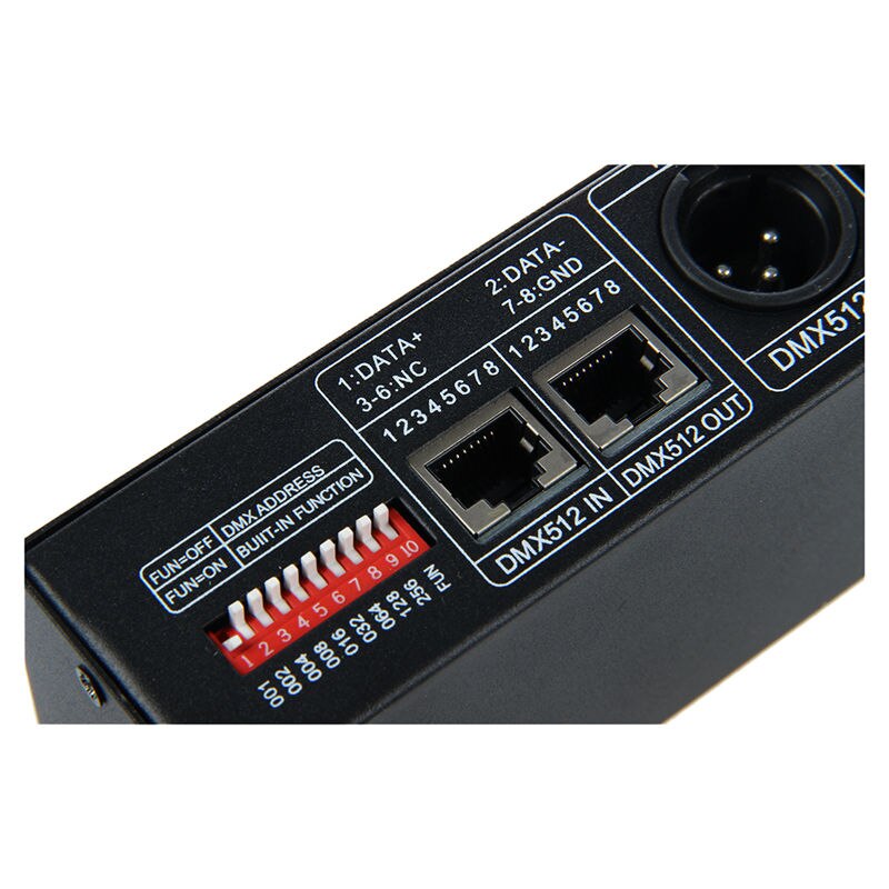 Dc 12V-24V 3 Kanaals Dmx Decoder Led Controller Voor Rgb 5050 3528 Led Strip Licht