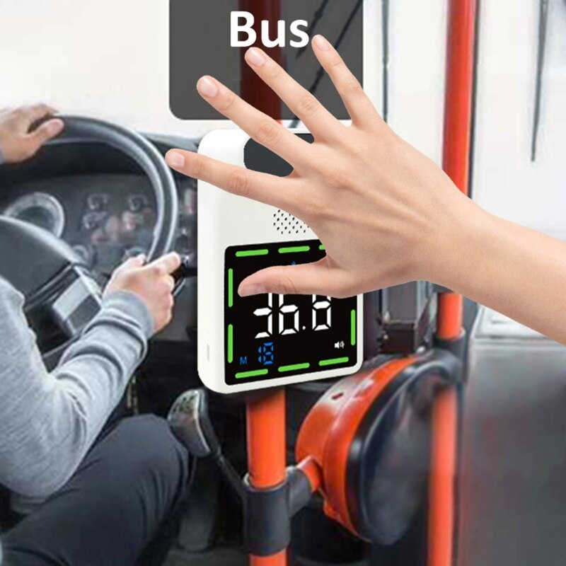 Bluetooth Smart Thermometer ℃/℉ Switchable Standby More Than 60 Days with APP Alarm Accurate Reading LCD Display for School Airp