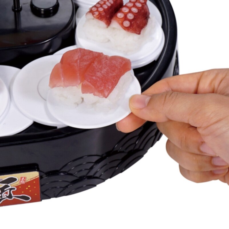 Rotary Sushi Machine, Automatic Rotating Sushi, Home Sushi Display Table Swing Tray