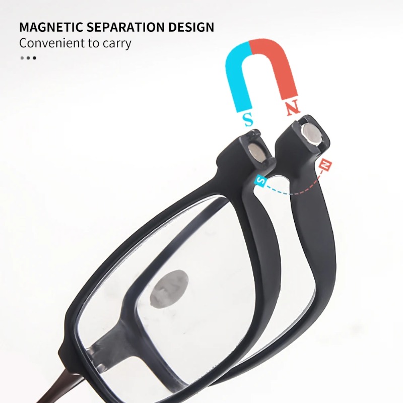 DML-gafas de lectura para colgar en el cuello para hombre y mujer, anteojos ultraligeros portátiles con luz azul, montura redonda