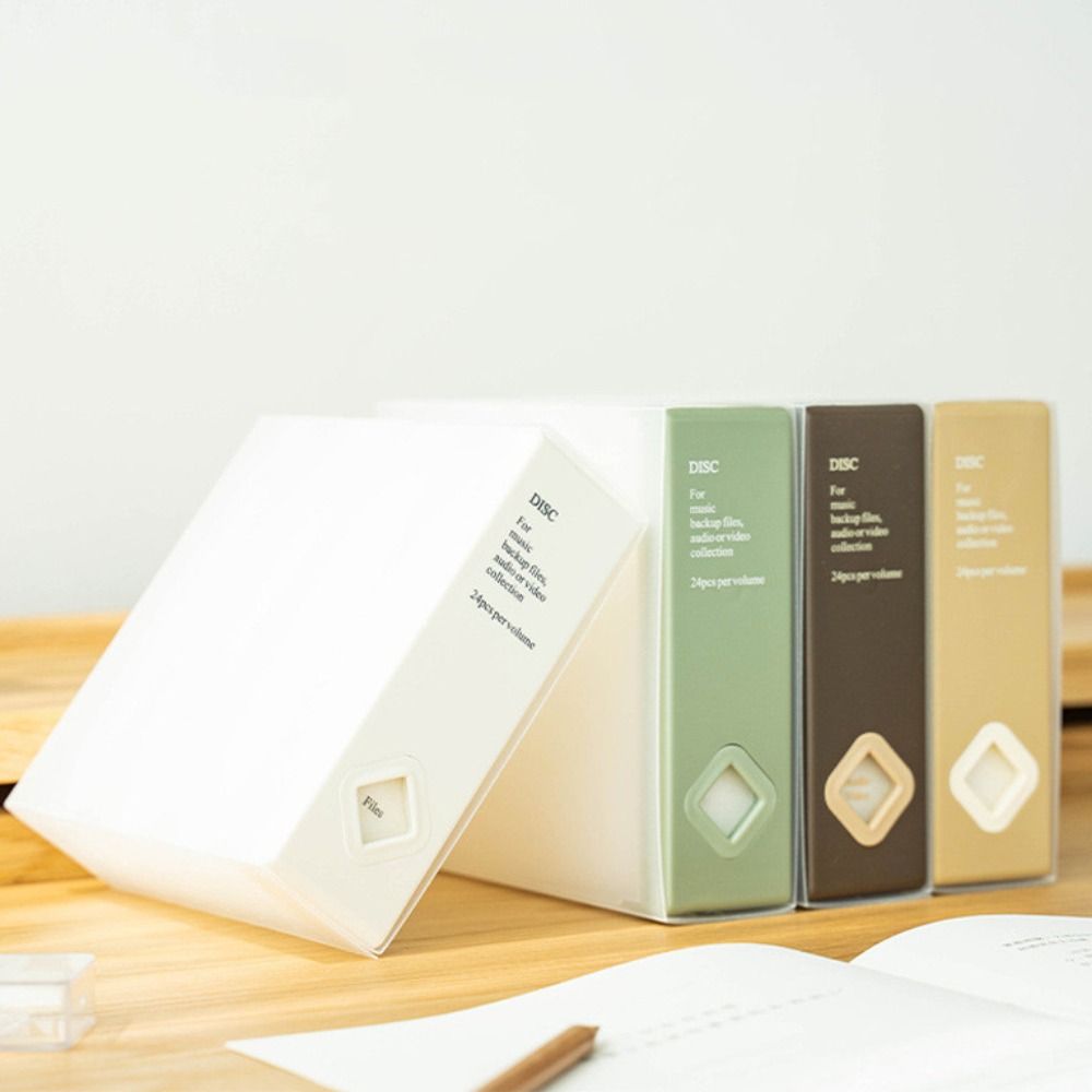 Universal cd case with 24 cd- capacities, dvd wallet, collocation, cd storage box, dvd organizer, cd case, cd disc package, play album