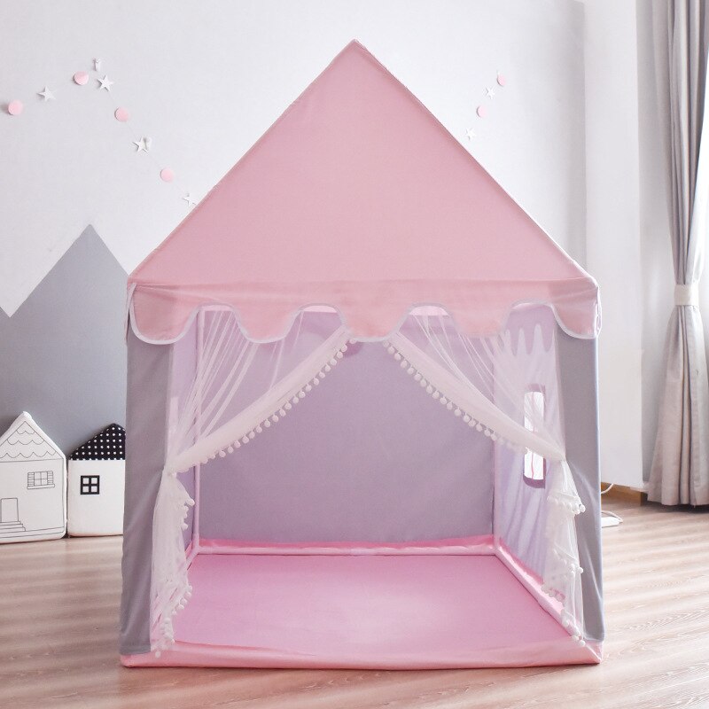 Kind Speelhuis speelgoed tent Nordic INS Play Tent Baby Dome Opknoping Klamboe Kinderkamer Decoratie Tent Marine Bal zwembad