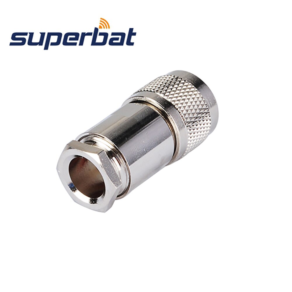 Superbat 10 Uds UHF PL259 macho abrazadera conector Coaxial RF para Cable RG8 RG213 RG214 LMR400 Baofeng CB Conversión de antenas de Radio