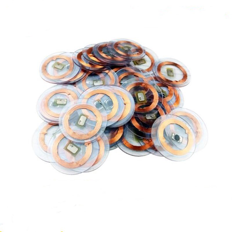 5/10Pcs 125KHz T5577 EM4305 Writable Rewritable Transparent Coin Card Keyfob RFID Proximity Access Control card