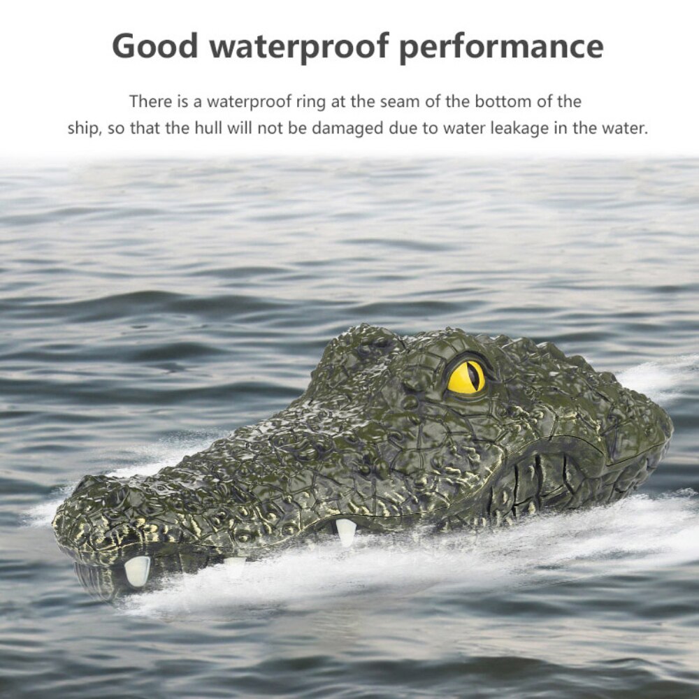 CONUSEA – tête de Crocodile en bateau RC, jouet électrique avec télécommande, 2.4G, idéal pour l'été