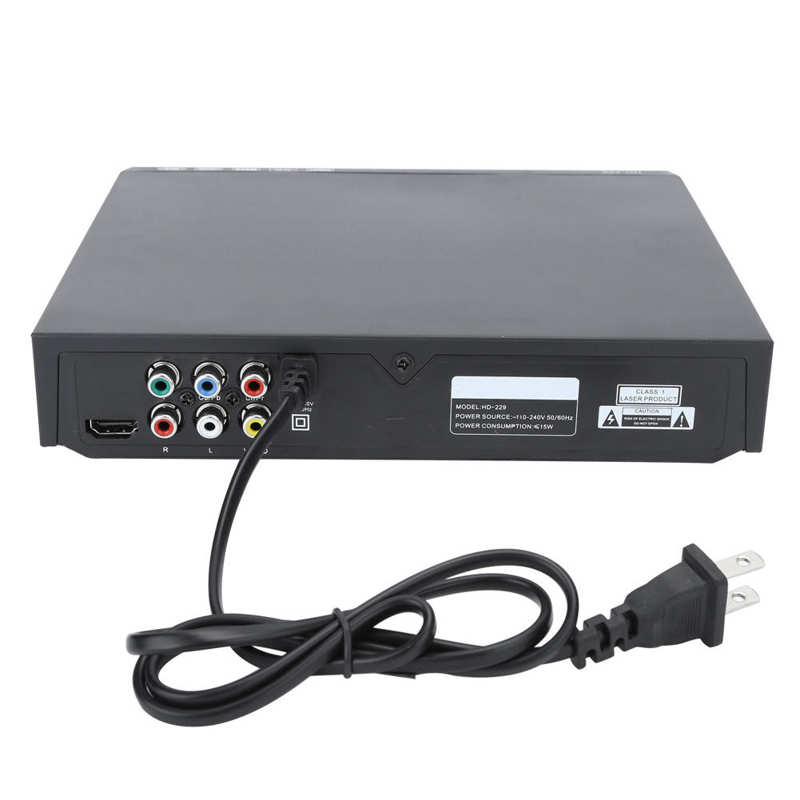 Home USB DVD Player Multimedia Digital DVD TV Support HDMI CD SVCD VCD MP3 100‑240V