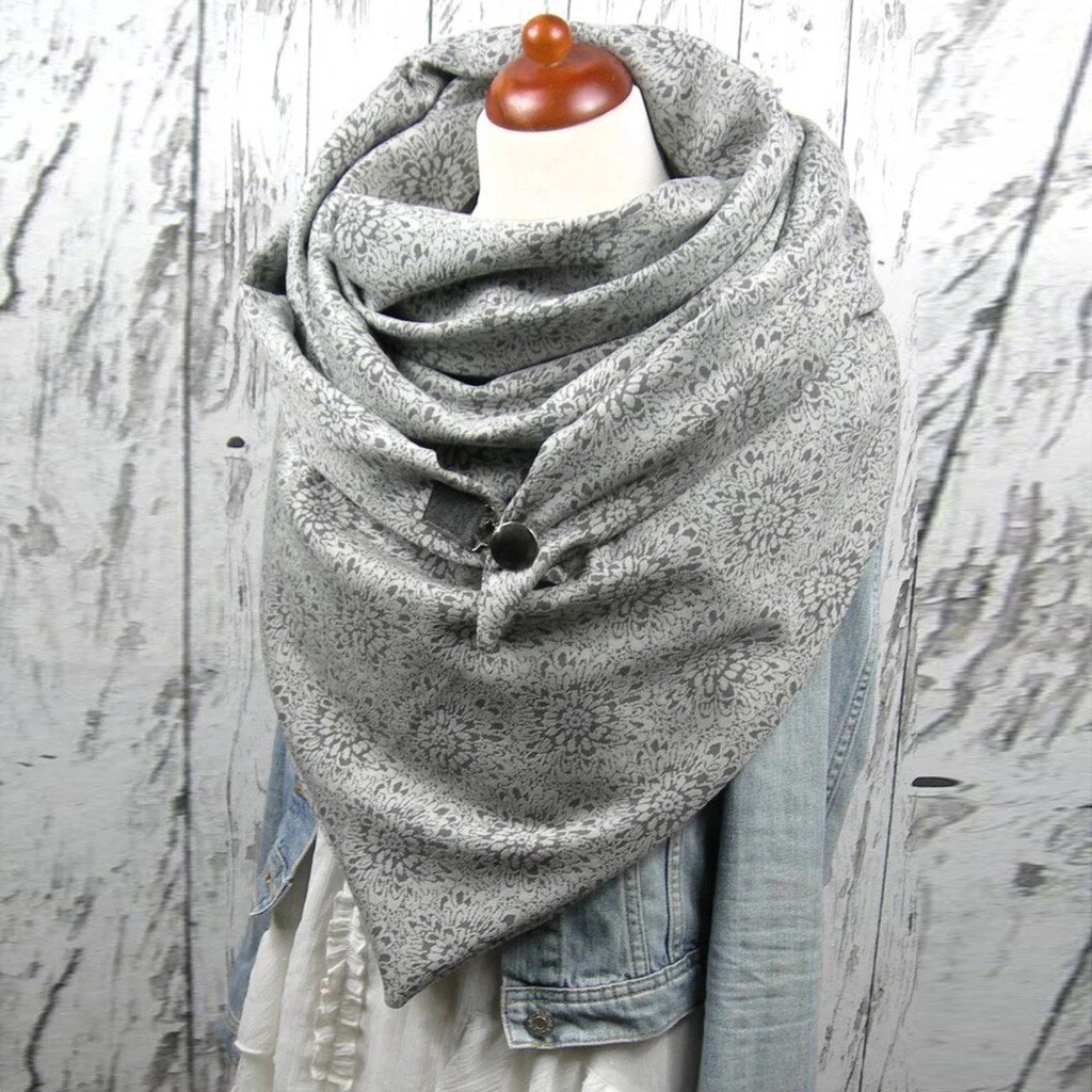 Écharpe douce et chaude pour femmes, châle de couleur unie, doux et confortable pour dames, écharpe d'hiver,: Gray a